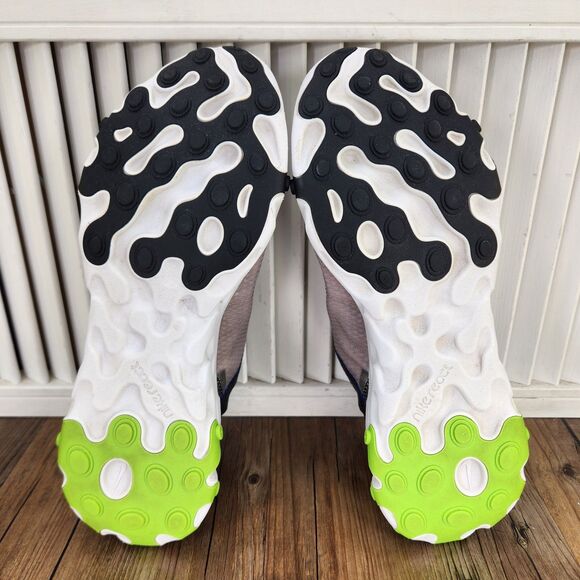Nike React Element 55 SE Running Shoes Mens Sz 8.5 Pumice Silver Volt CI3831-200 main image 5